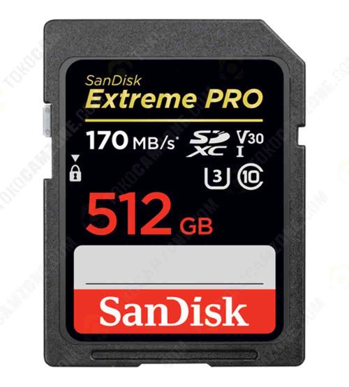 SDSDXXY - Sandisk Extreme Pro SDXC UHS-I 170MB/s 512GB